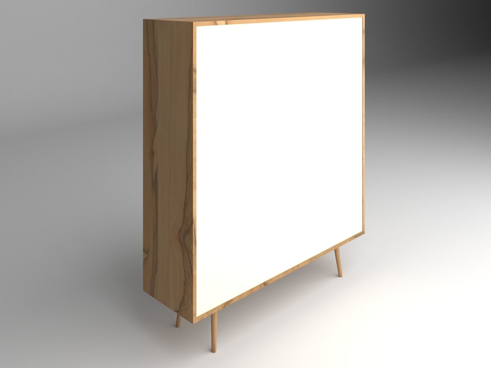 MODERN MINIMAL CABINET 3D model_5