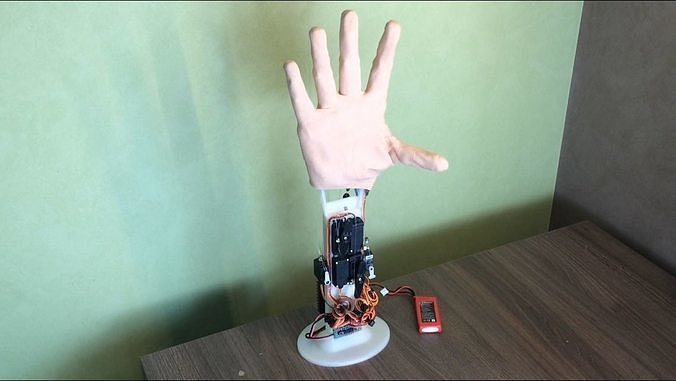 robot hand - bionic hand prosthesis prototype 3D print model
