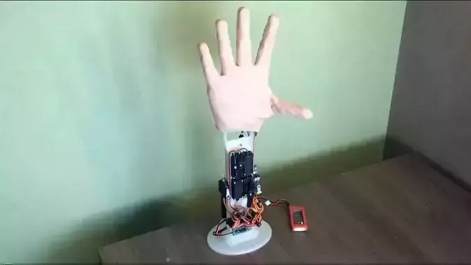 robot hand - bionic hand prosthesis prototype 3D print model