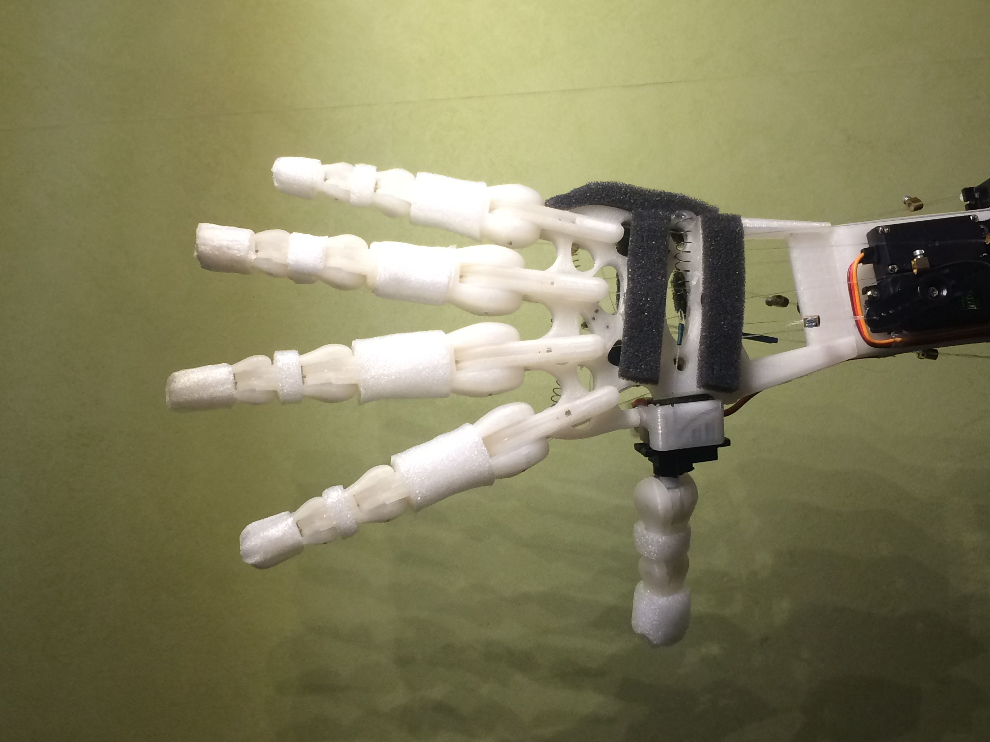 robot hand - bionic hand prosthesis prototype 3D print model_20