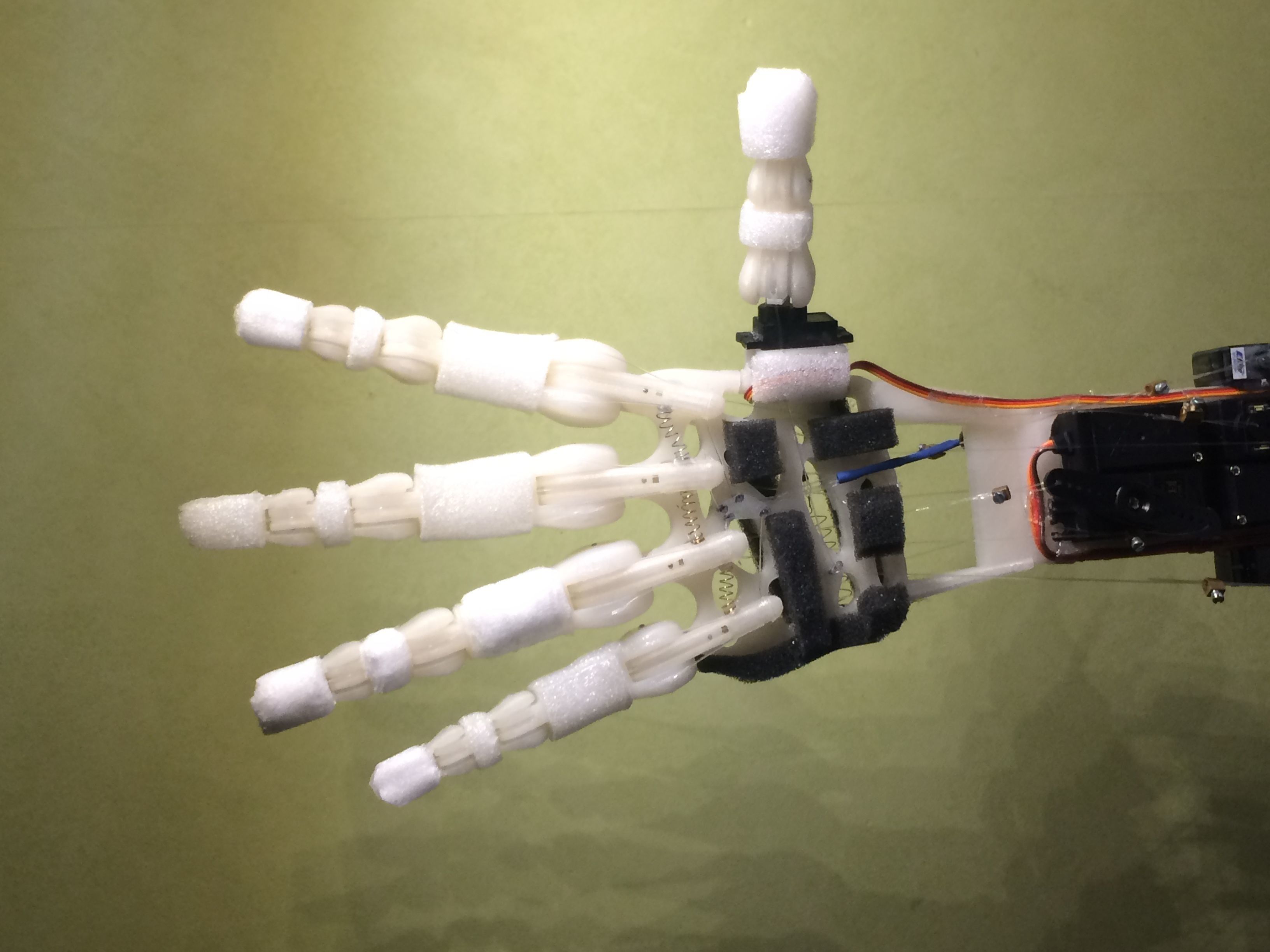 robot hand - bionic hand prosthesis prototype 3D print model_19