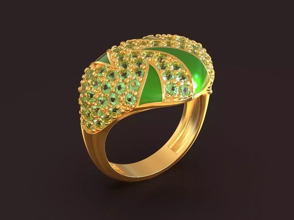 Spring Splash ring 3d model Tymoshchuk Hanna jewelry design 3D model 3D ...