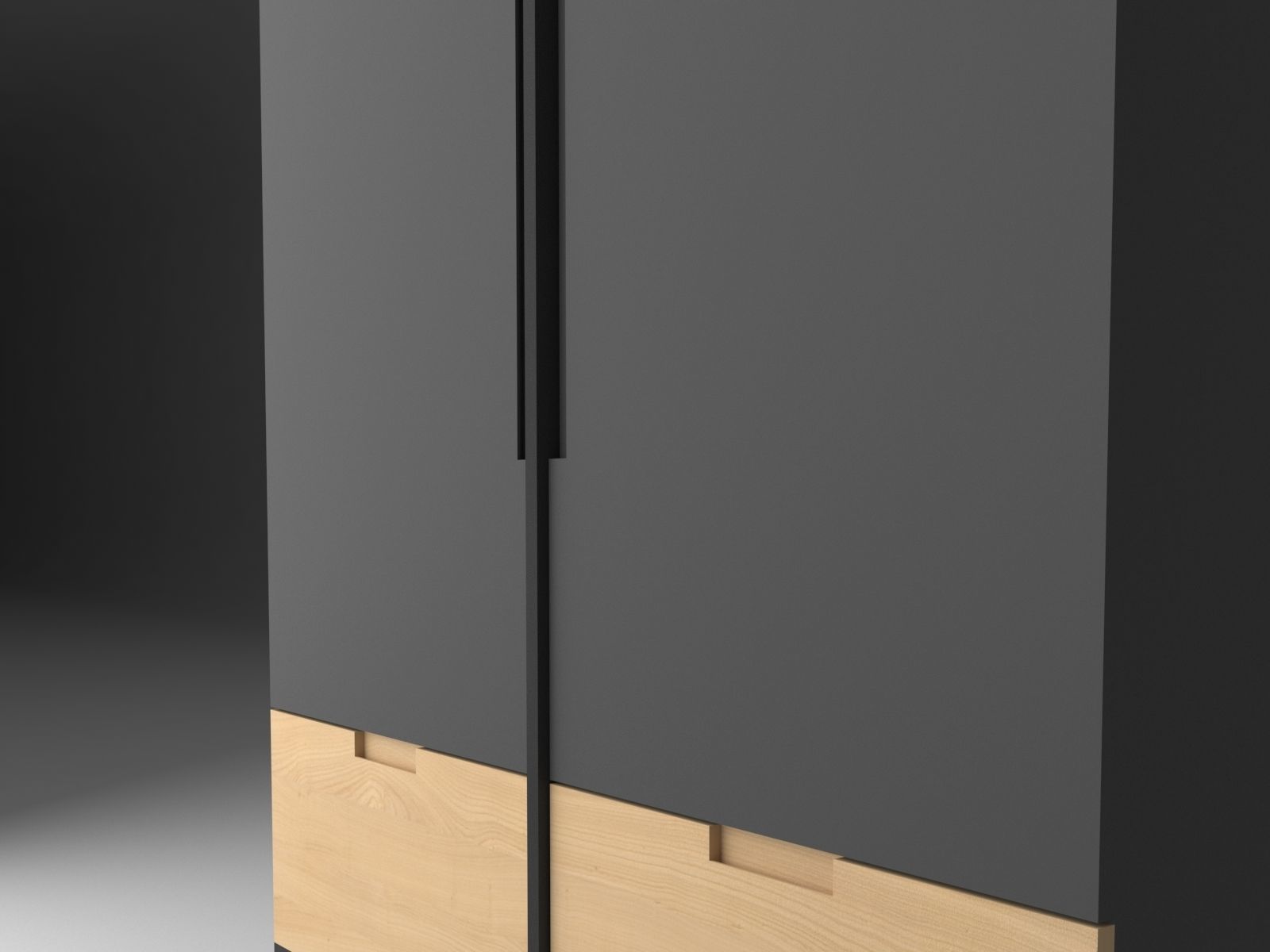  MODERN MINIMAL WARDROBE 3D model_3