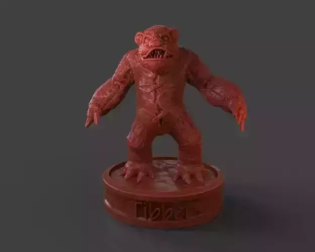 Tibbers Fan Art 3D print model