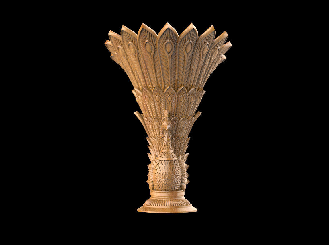 peacock 3D print model_1