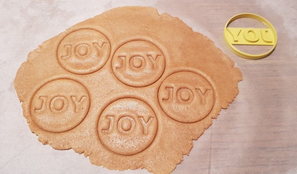 Christmas Cookie Cutter Set 4 Pieces  Joy  Hope  Peace  Believe 3D print model_1