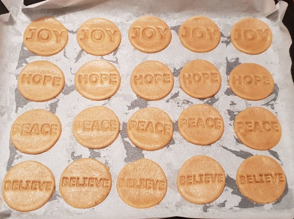 Christmas Cookie Cutter Set 4 Pieces  Joy  Hope  Peace  Believe 3D print model_9