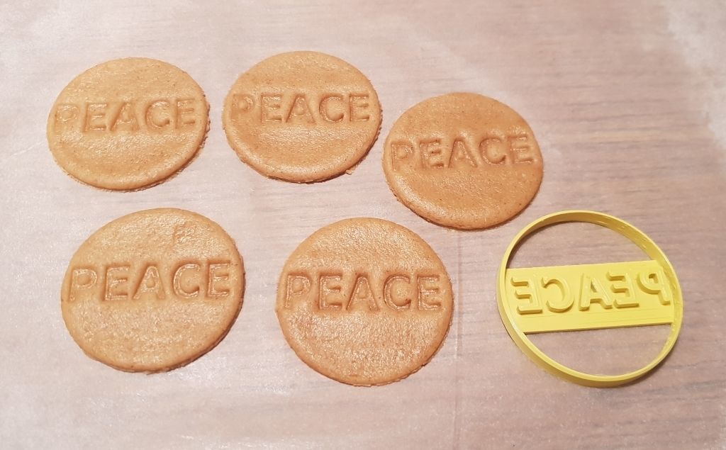 Christmas Cookie Cutter Set 4 Pieces  Joy  Hope  Peace  Believe 3D print model_6