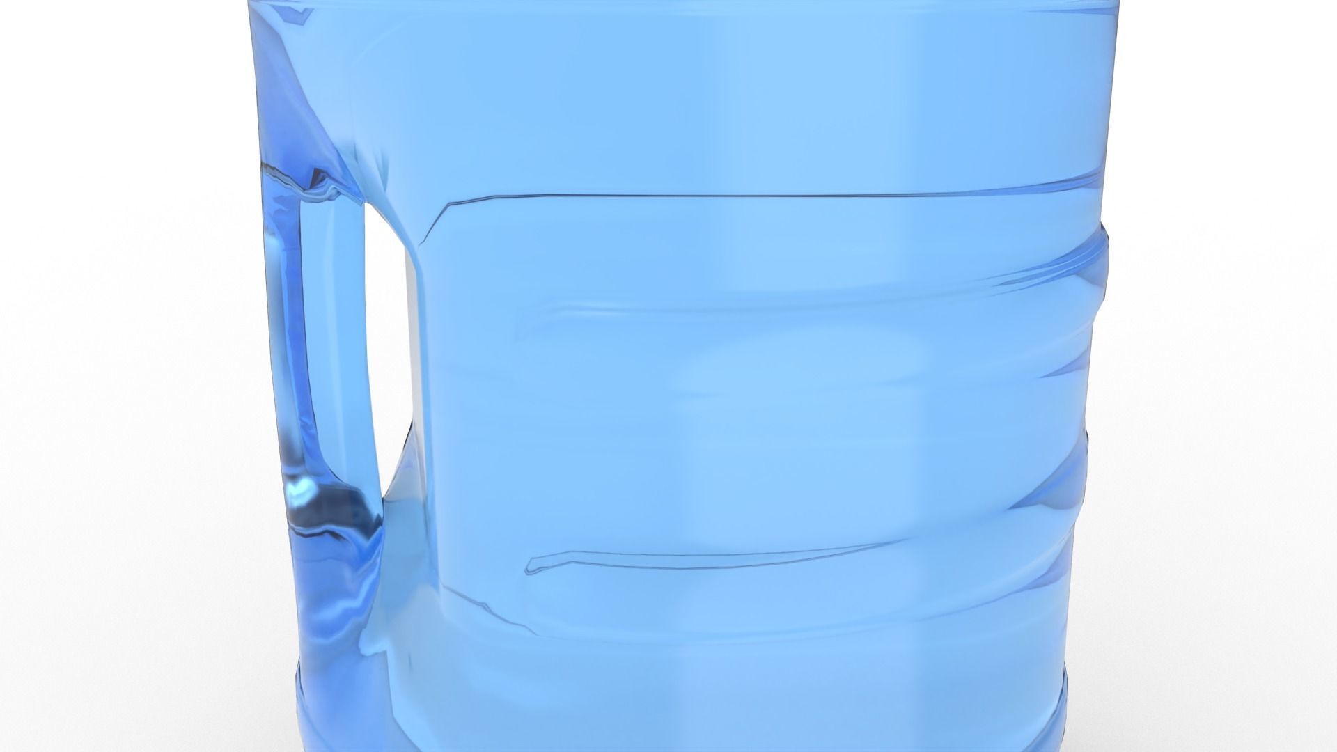 Gallon Water Bottle With Cap 3D model_3