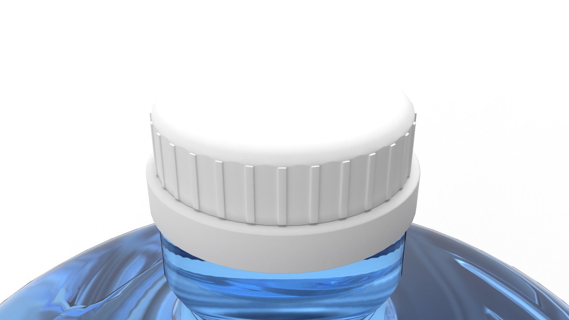 Gallon Water Bottle With Cap 3D model_2