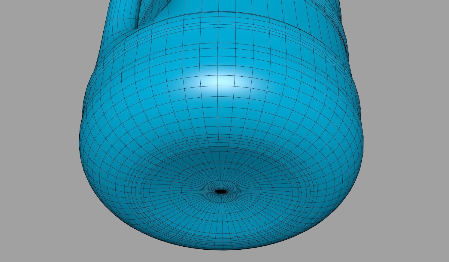 Gallon Water Bottle With Cap 3D model_8