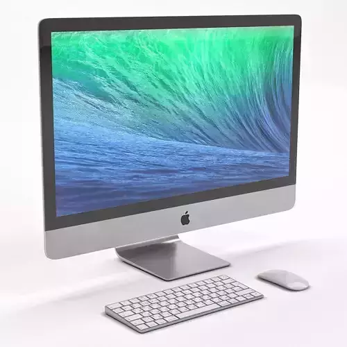 Apple IMac computer 3D model