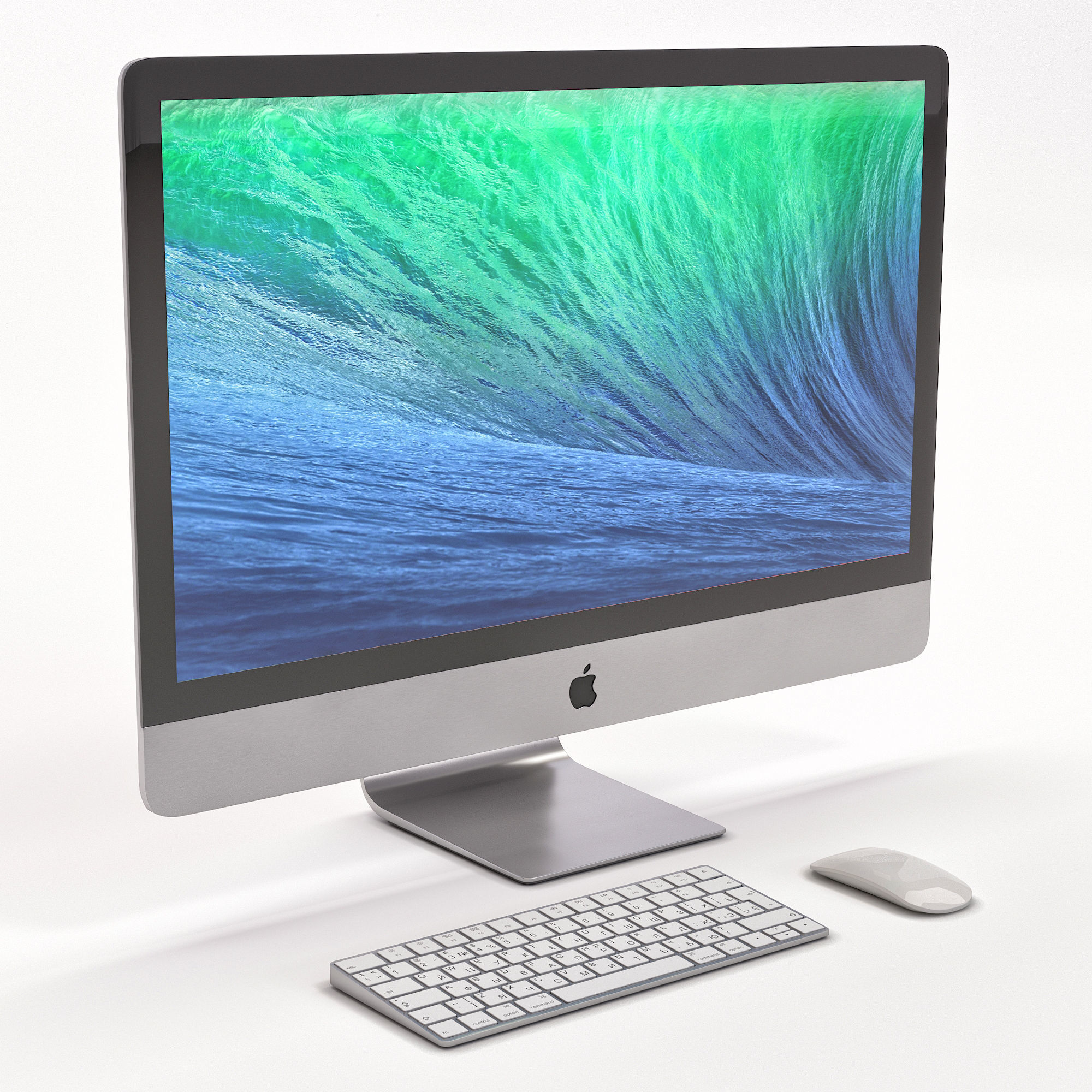 Apple IMac computer 3D model_1