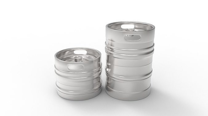 Beer Kegs - 30 and 50 liters 3D model