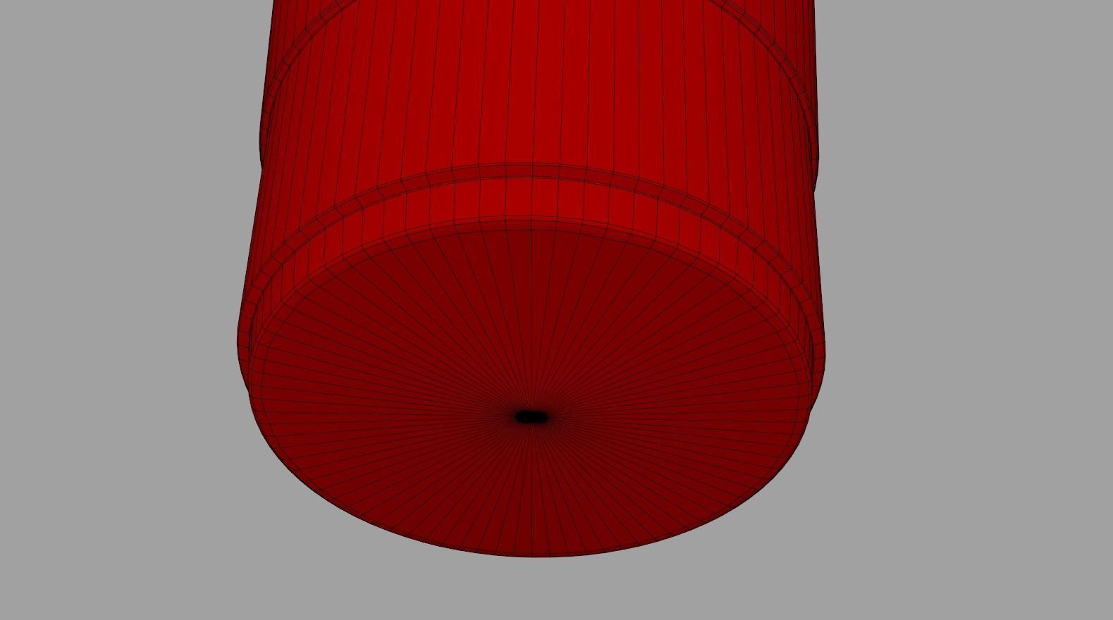Classic Red Cup 3D model_7