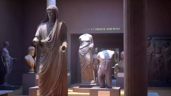 - UE4 - Museum VR  Vol I  Ancient Greece and Rome 3D model