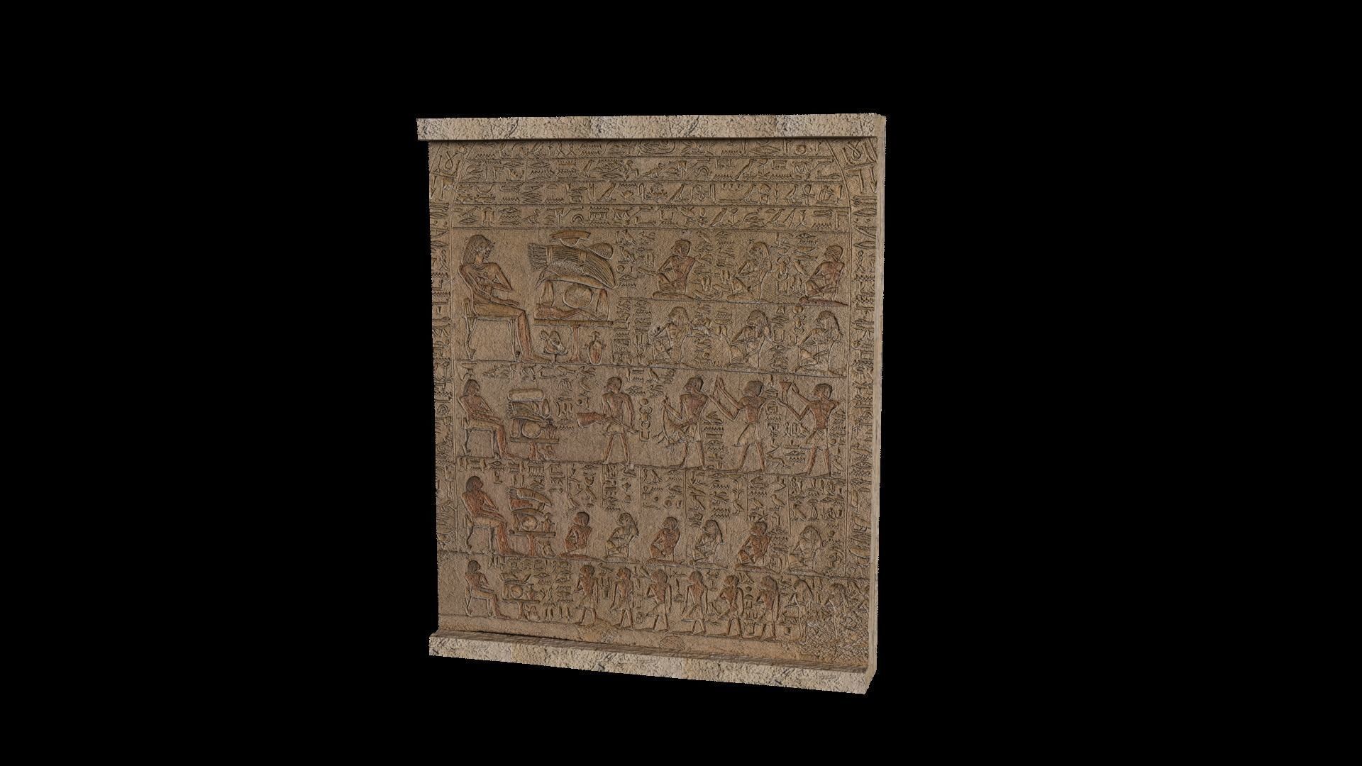 4K Egypt Pack Tombs Sculptures Modular Desert Sand Landscape Low-poly 3D model_5