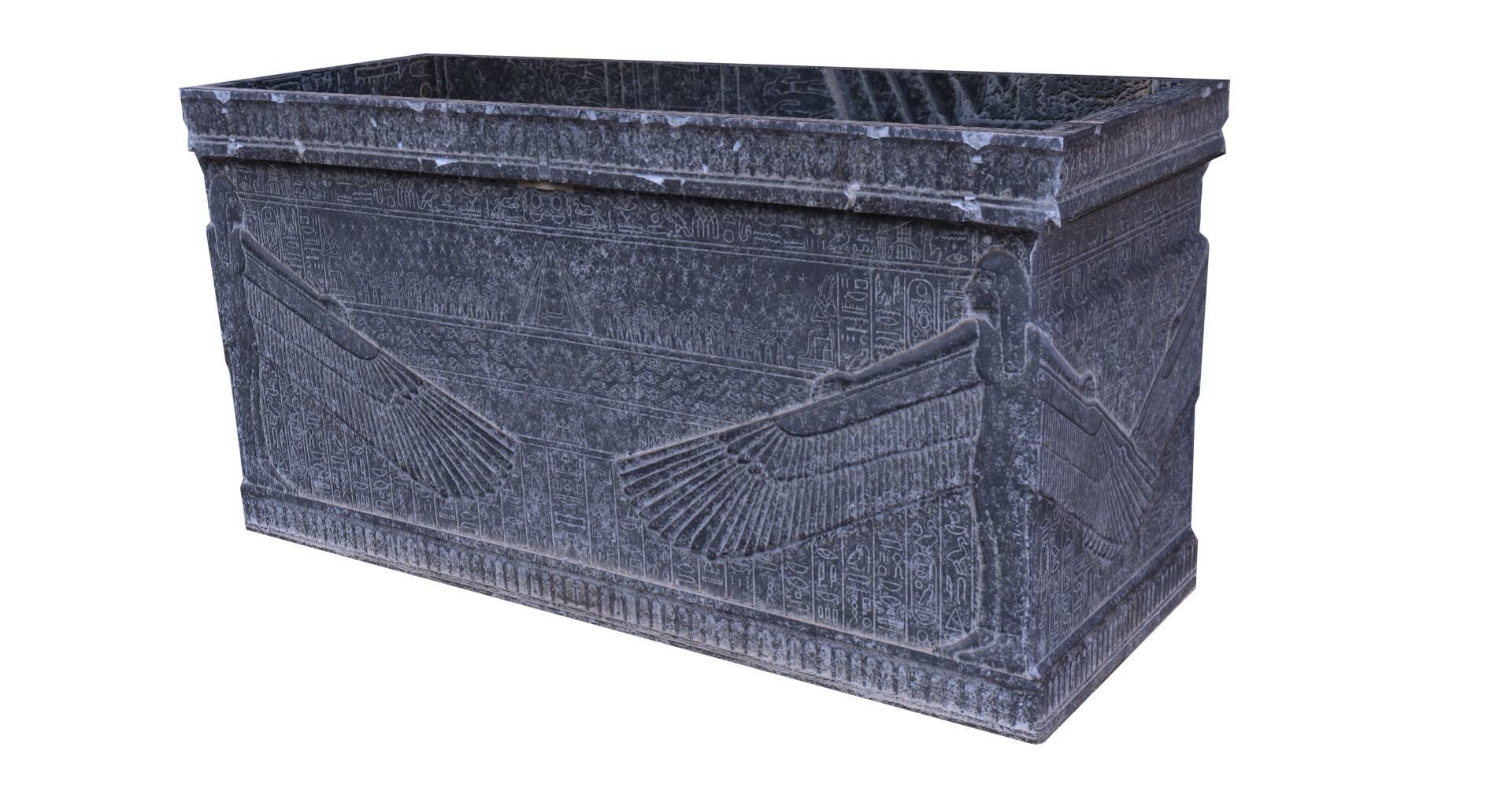 4K Egypt Pack Tombs Sculptures Modular Desert Sand Landscape Low-poly 3D model_2