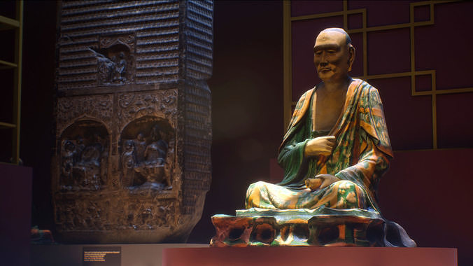 - UE4 - Museum VR  - Vol III - Ancient Asia 3D model
