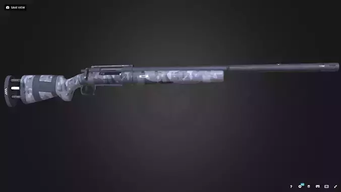 M24 SNIPER RIFLE  Low-poly 3D model