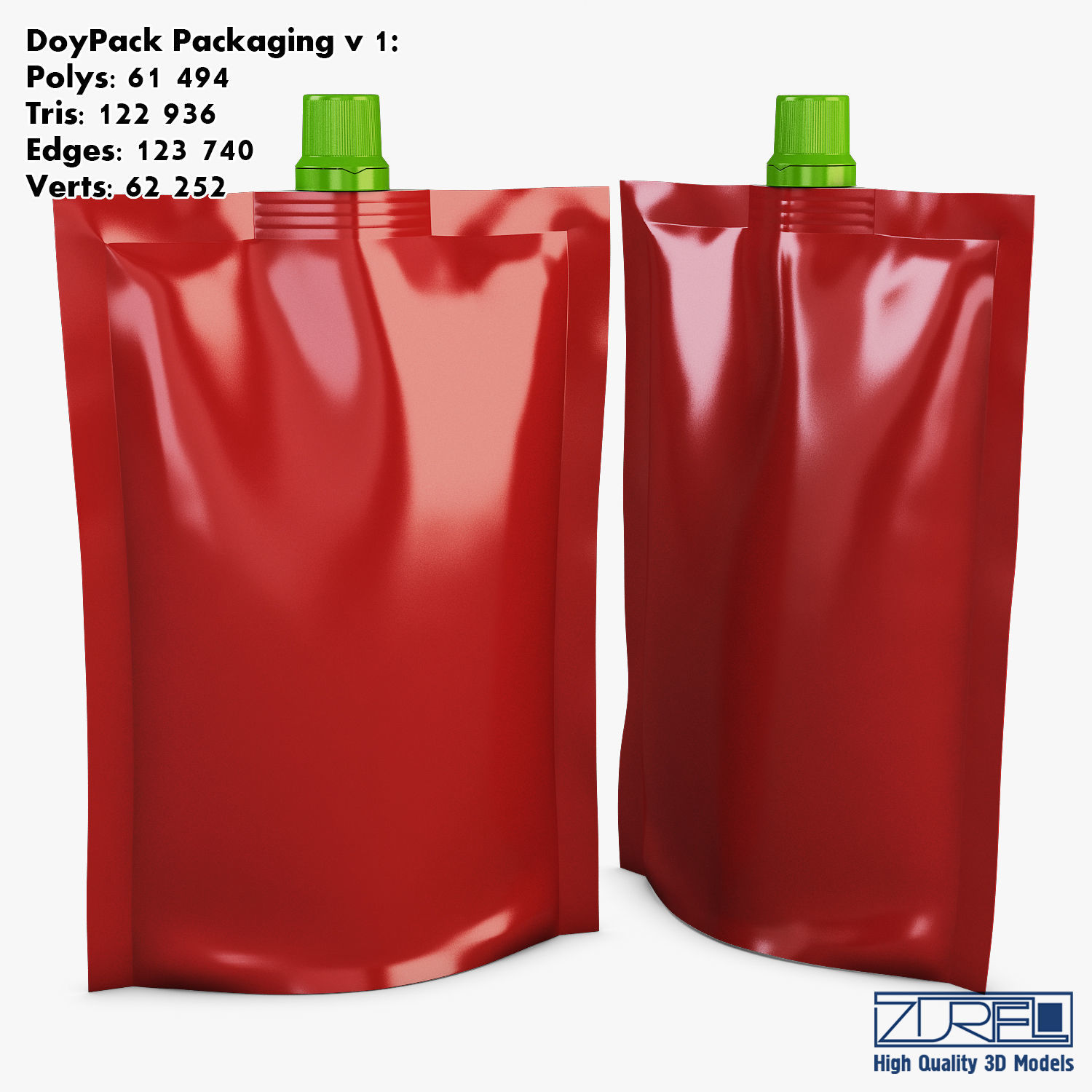 DoyPack Packaging collection volume 1 3D model_1