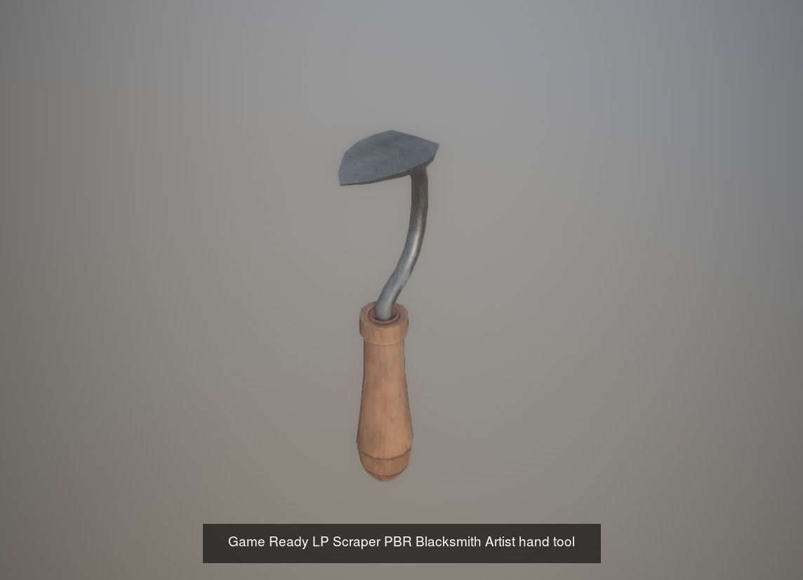 Game Ready Viking Medieval items 3D Model Collection_17