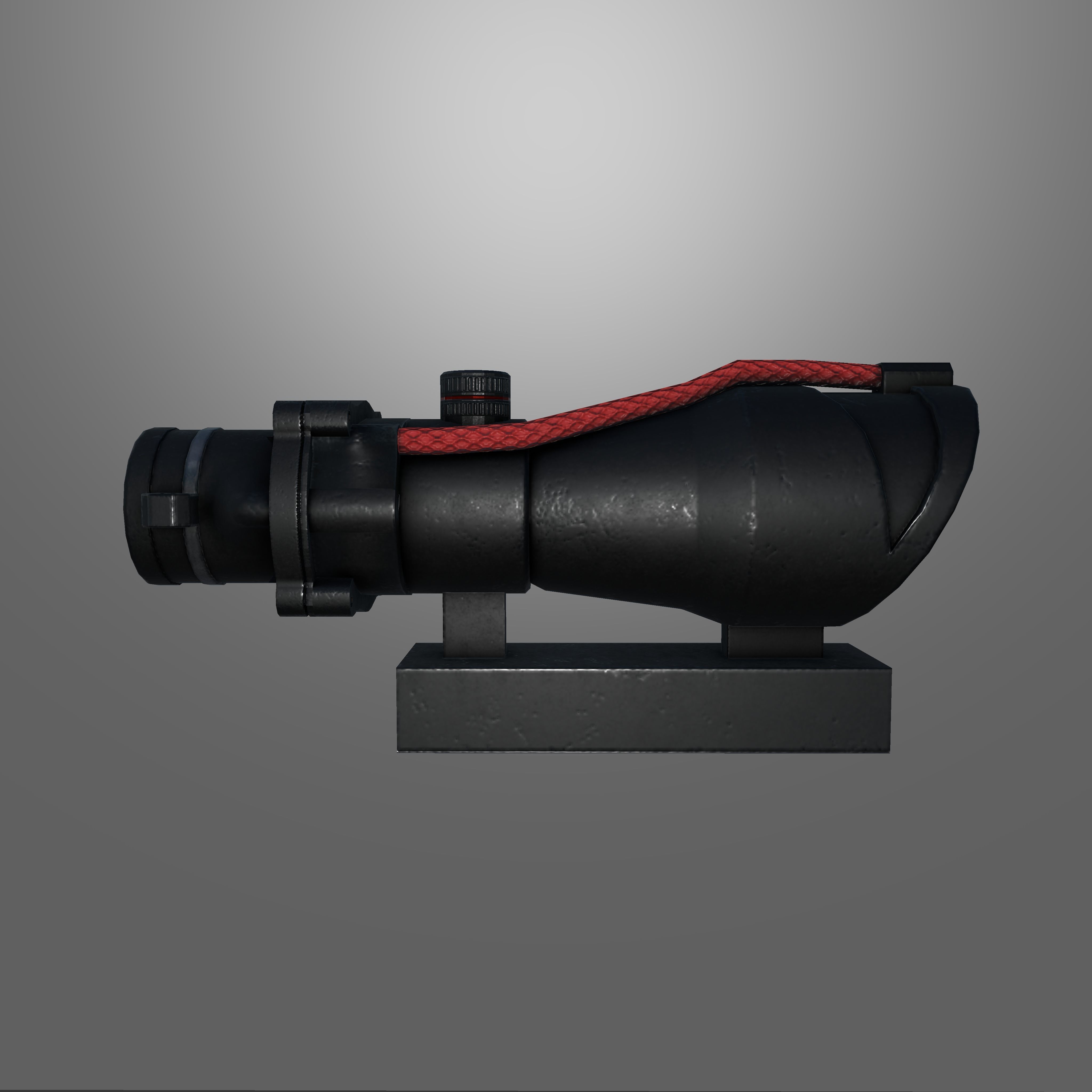 4x scope game ready Low-poly 3D model_3
