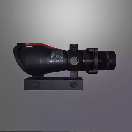 4x scope game ready Low-poly 3D model