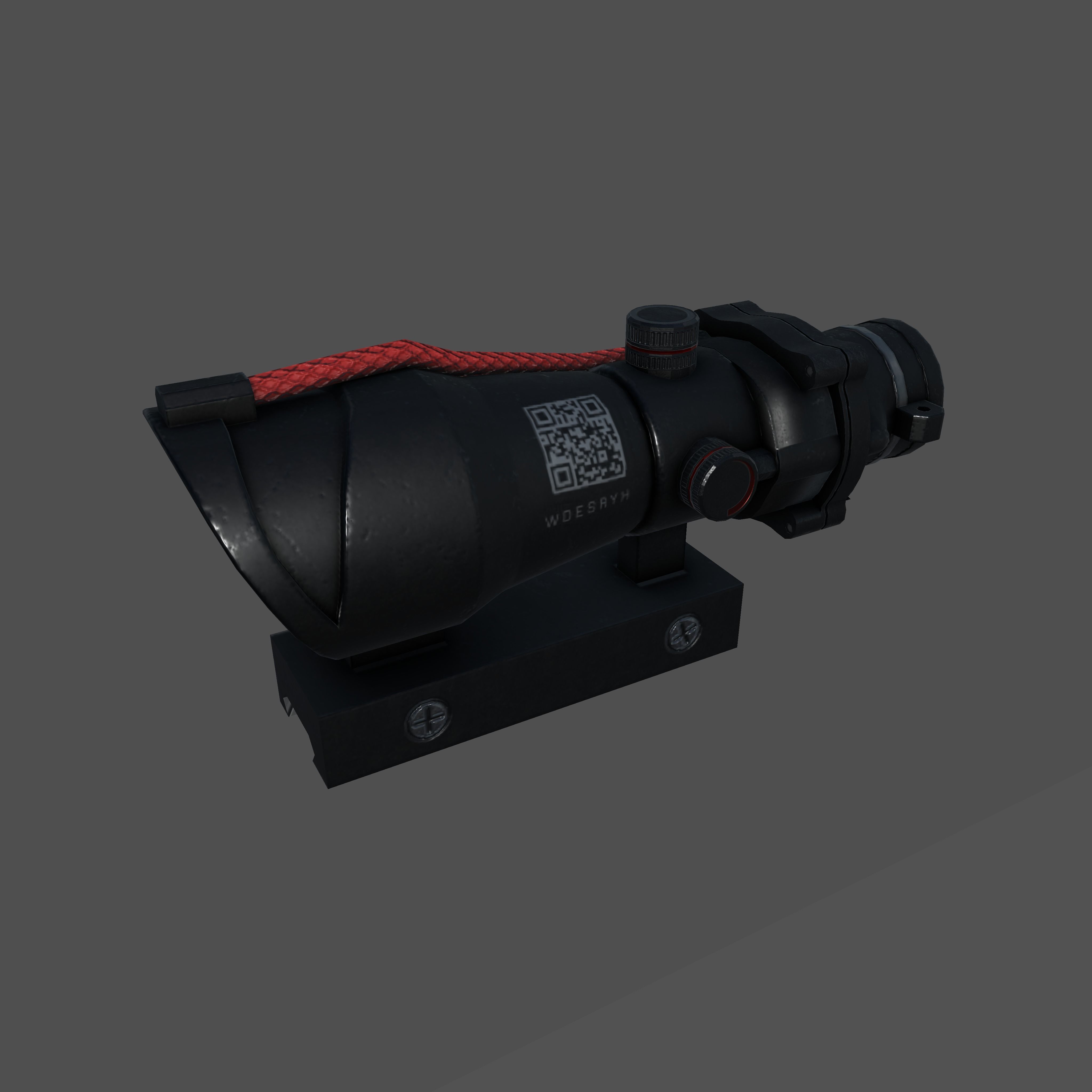 4x scope game ready Low-poly 3D model_4