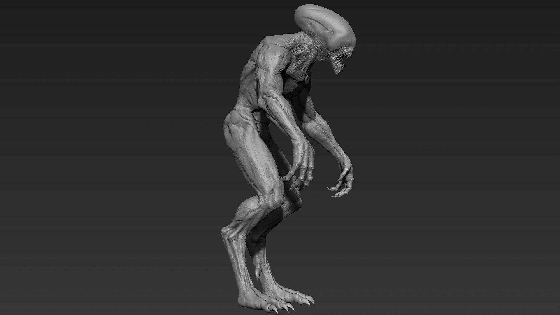 Sci-Fi Creature  3D model_4