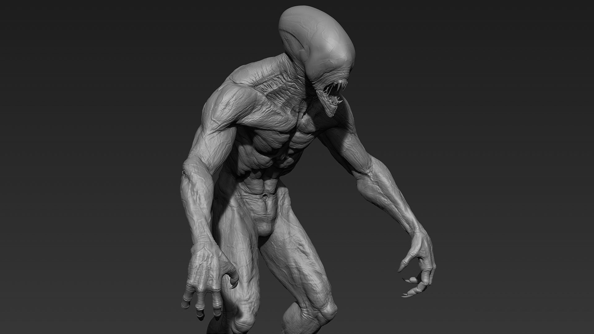 Sci-Fi Creature  3D model_2