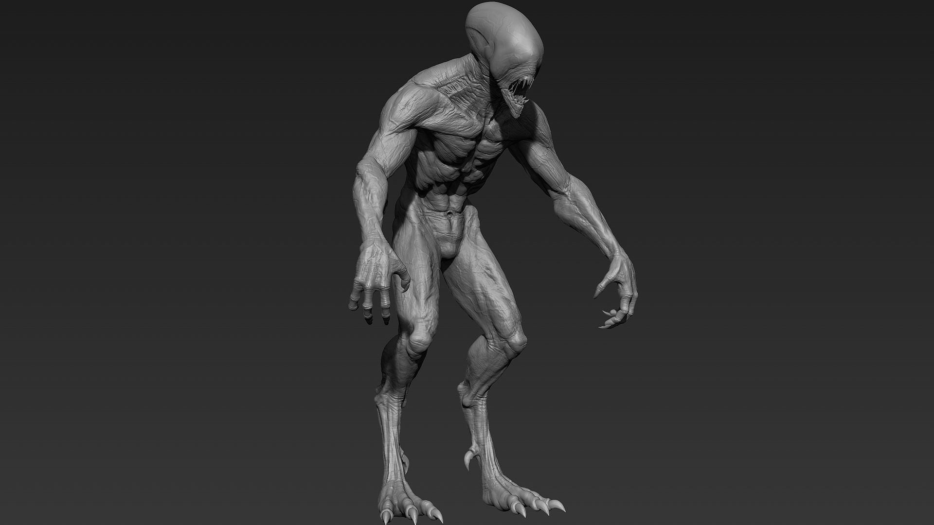 Sci-Fi Creature  3D model_3