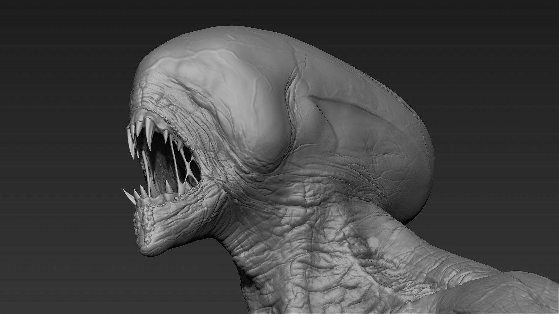 Sci-Fi Creature  3D model_1