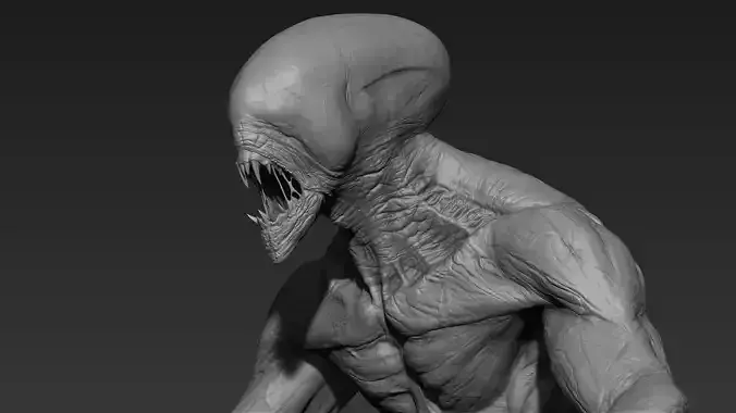 Sci-Fi Creature  3D model
