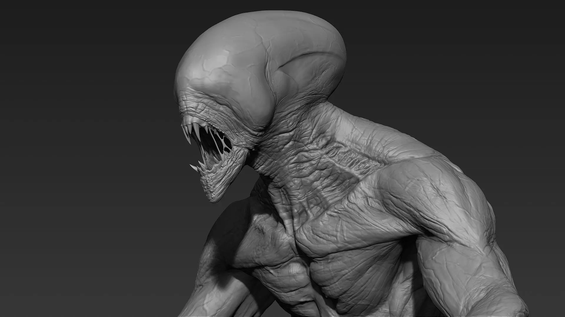Sci-Fi Creature  3D model_0