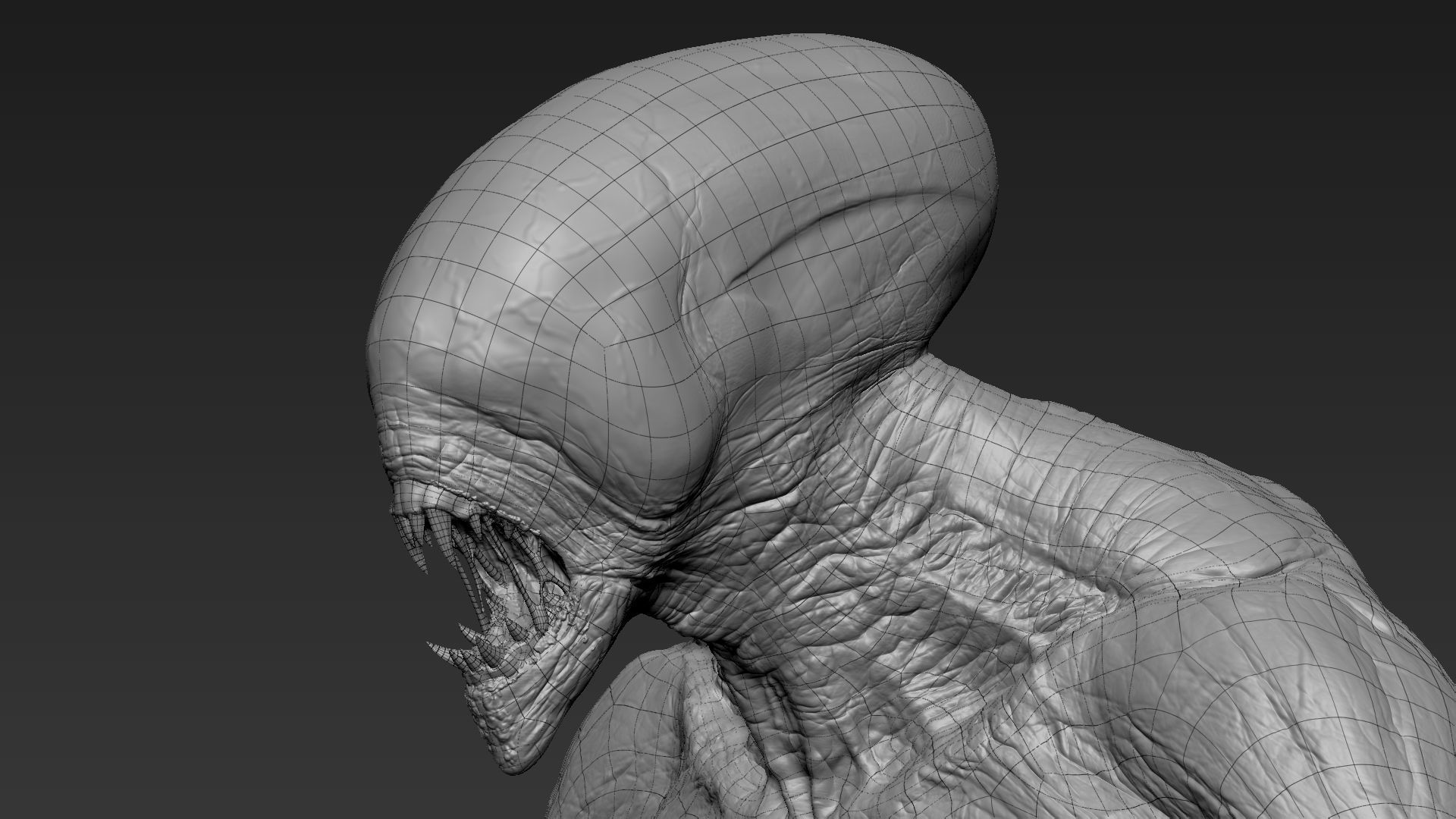 Sci-Fi Creature  3D model_10