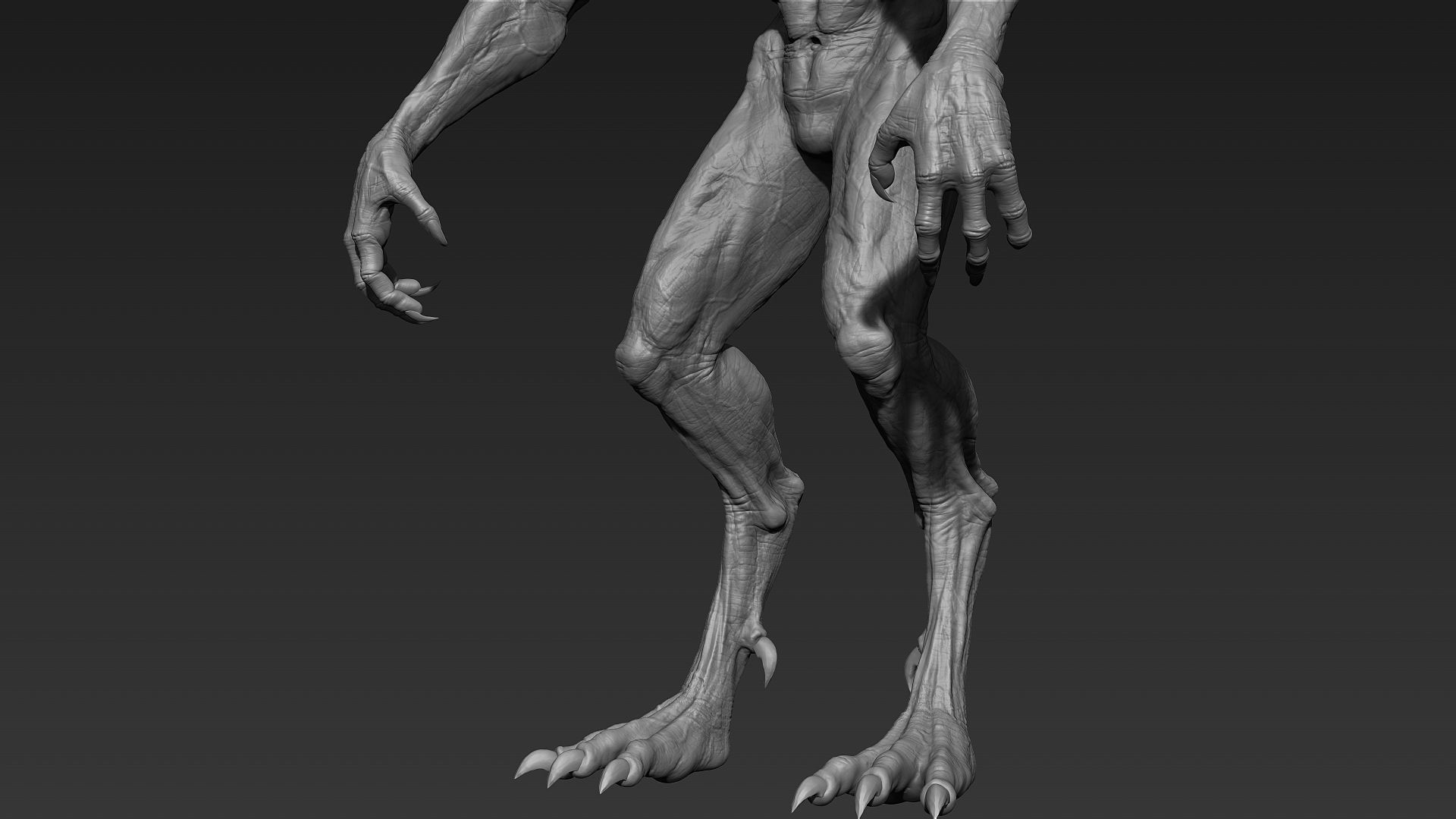 Sci-Fi Creature  3D model_7