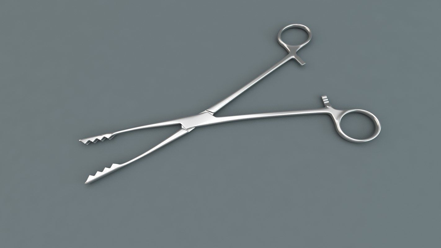 Medical Scissors 3D model_3