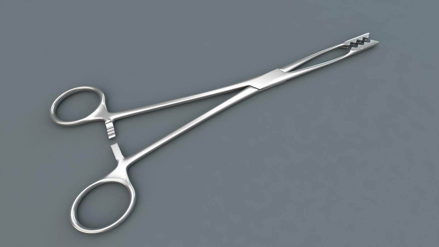 Medical Scissors 3D model_2