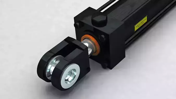 Hydraulic Cylinder 3D model