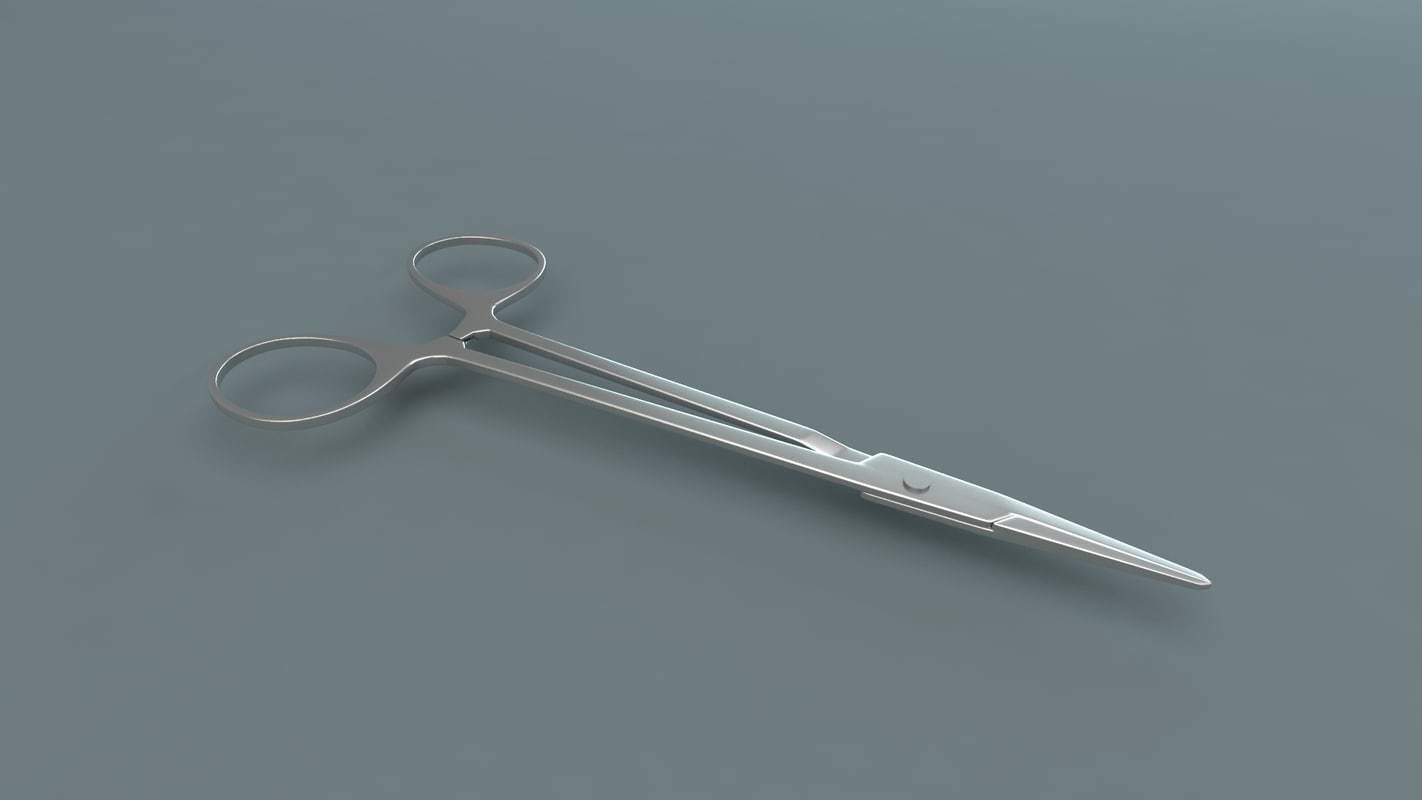 Medical Scissors 3D model_13