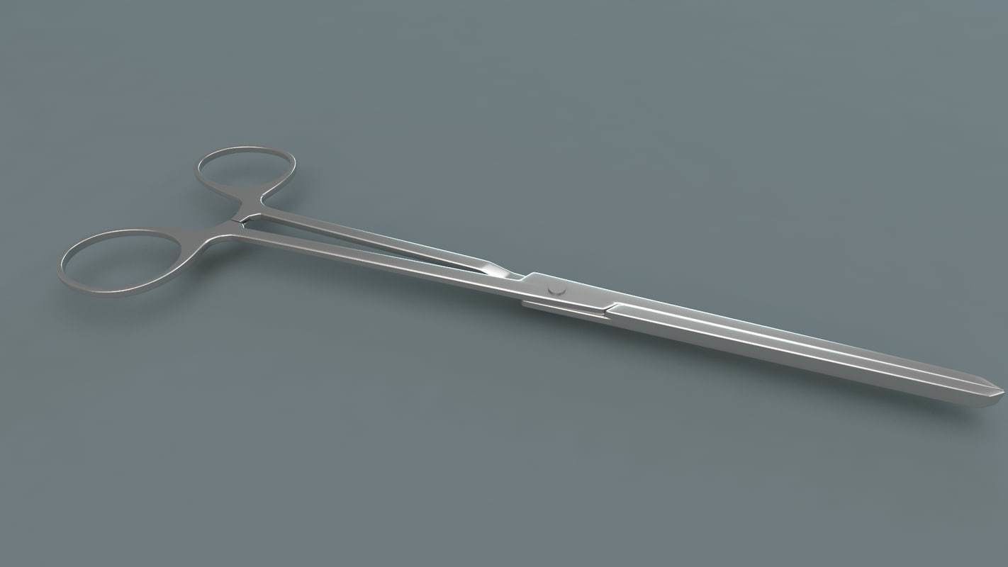 Medical Scissors 3D model_3