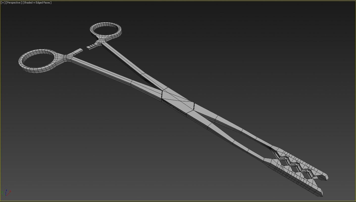 Medical Scissors 3D model_31