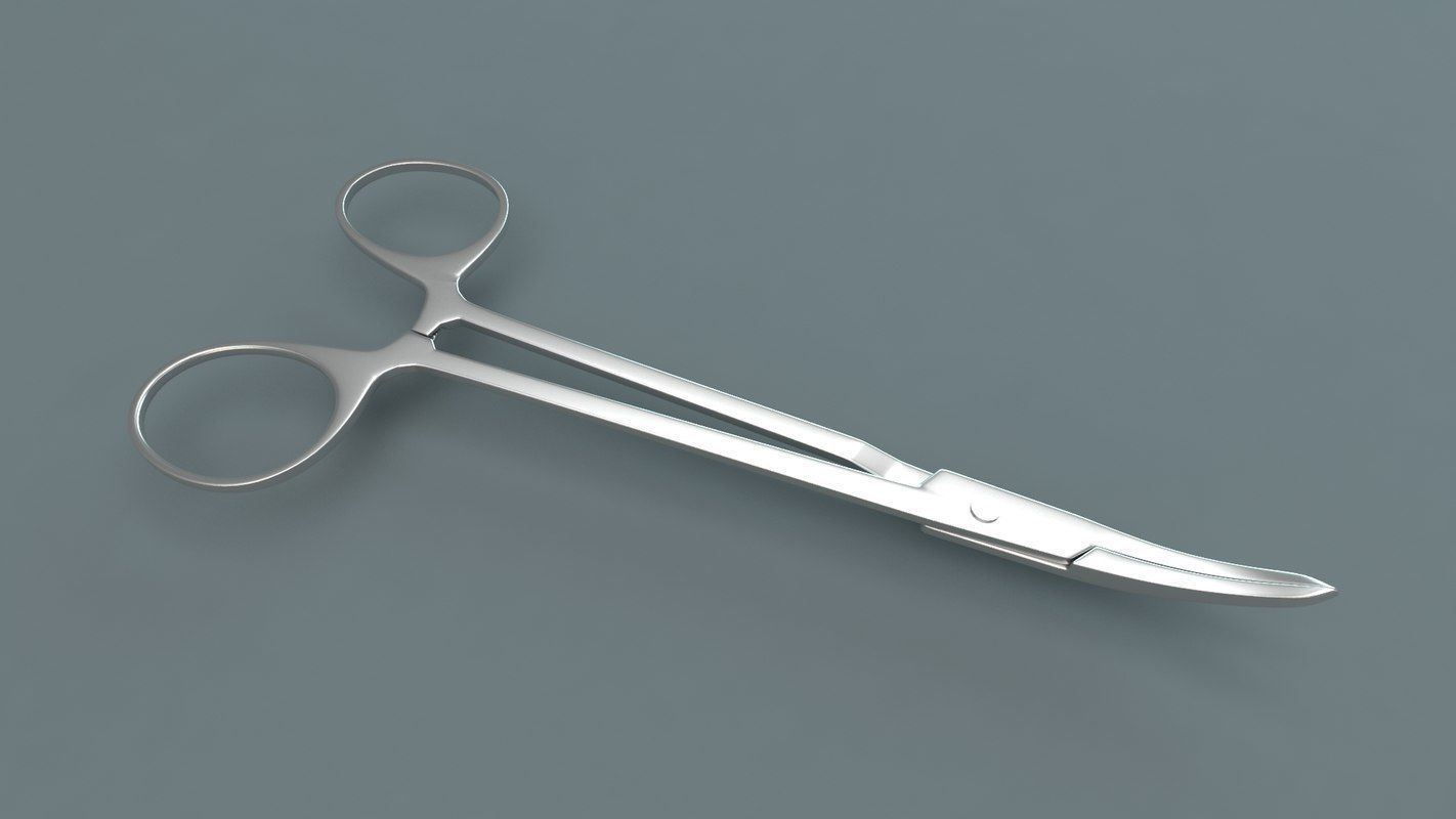 Medical Scissors 3D model_22