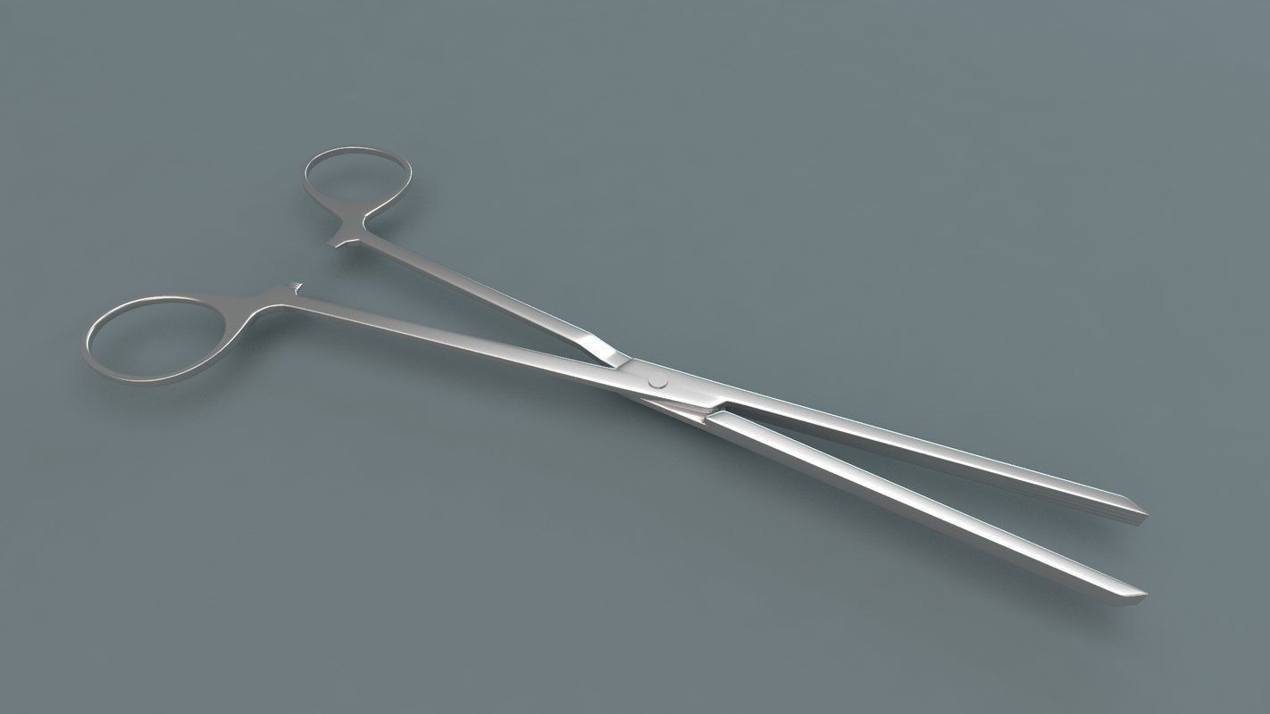 Medical Scissors 3D model_11
