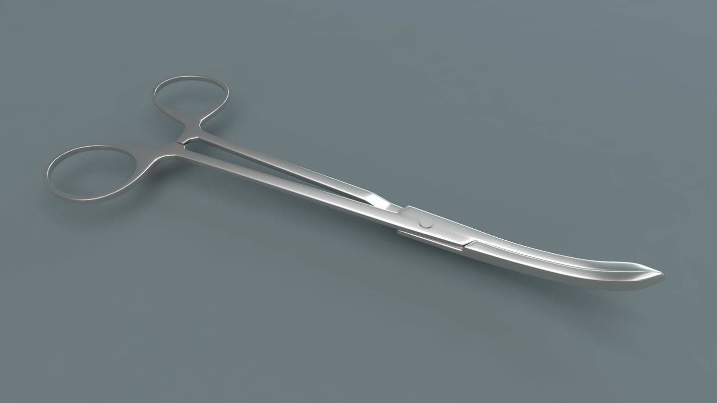 Medical Scissors 3D model_25
