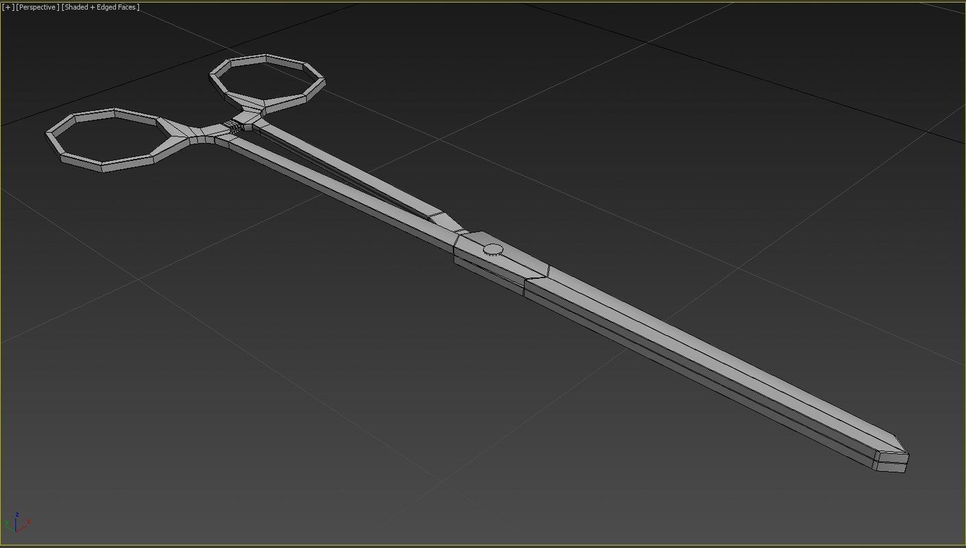 Medical Scissors 3D model_7