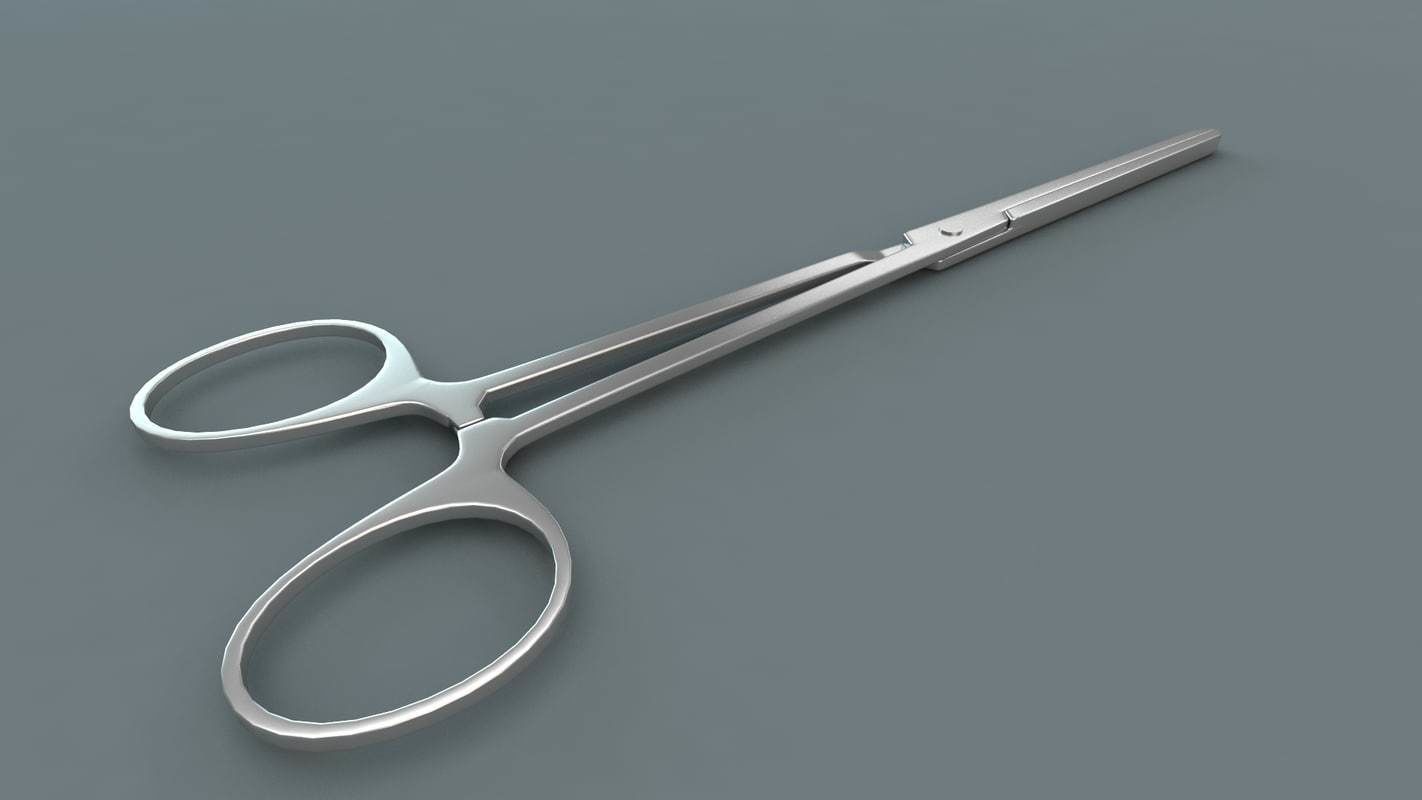 Medical Scissors 3D model_4