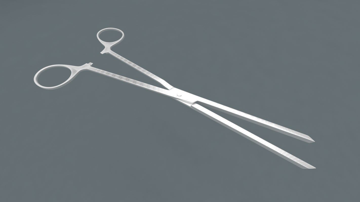Medical Scissors 3D model_10