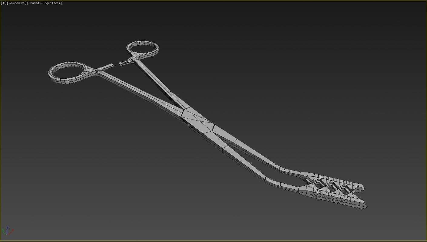 Medical Scissors 3D model_29
